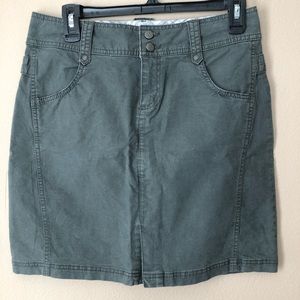 Columbia mini denim skirt